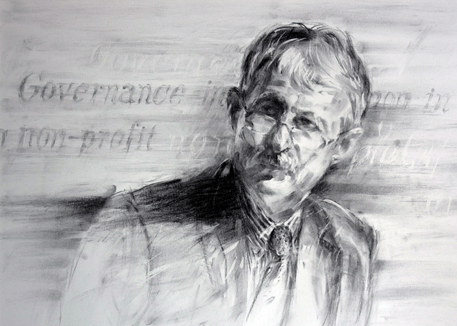 Krzysztof Juretko portraitiert Volker Ronge